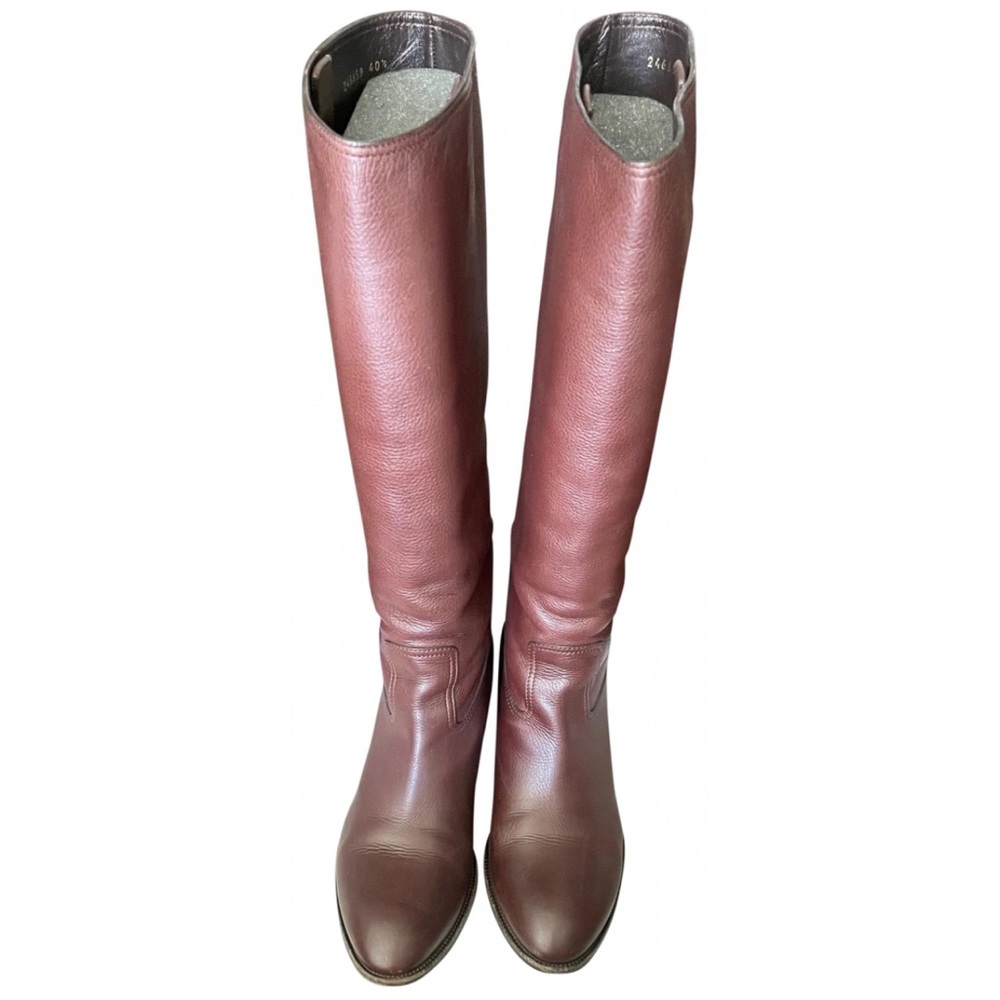Gucci GG Signature Riding Boots